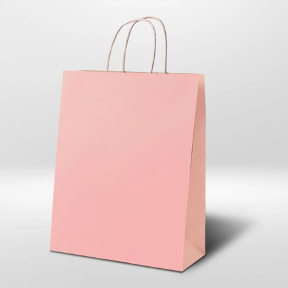 Castro Naves - SACOLA PAPEL ROSA CLARO MINI 16X12X7CM C/10 - 106779 01