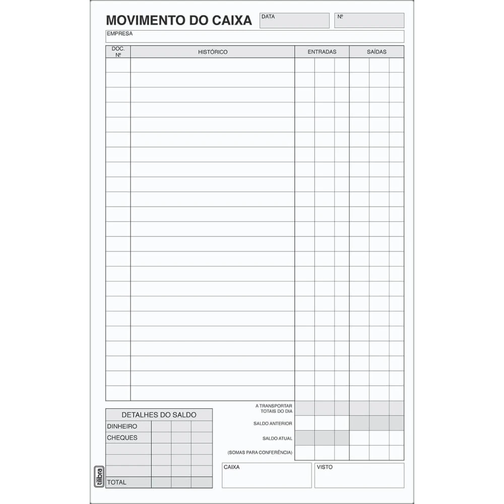 Castro Naves - TALAO MOVIMENTO DE CAIXA GRANDE C/100 FLS - 50666 01