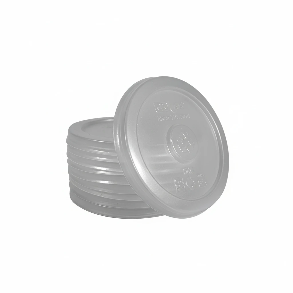 Imagem - Tampa Descartavel PS para Copo Isopor 120ml com 100 Unidades
