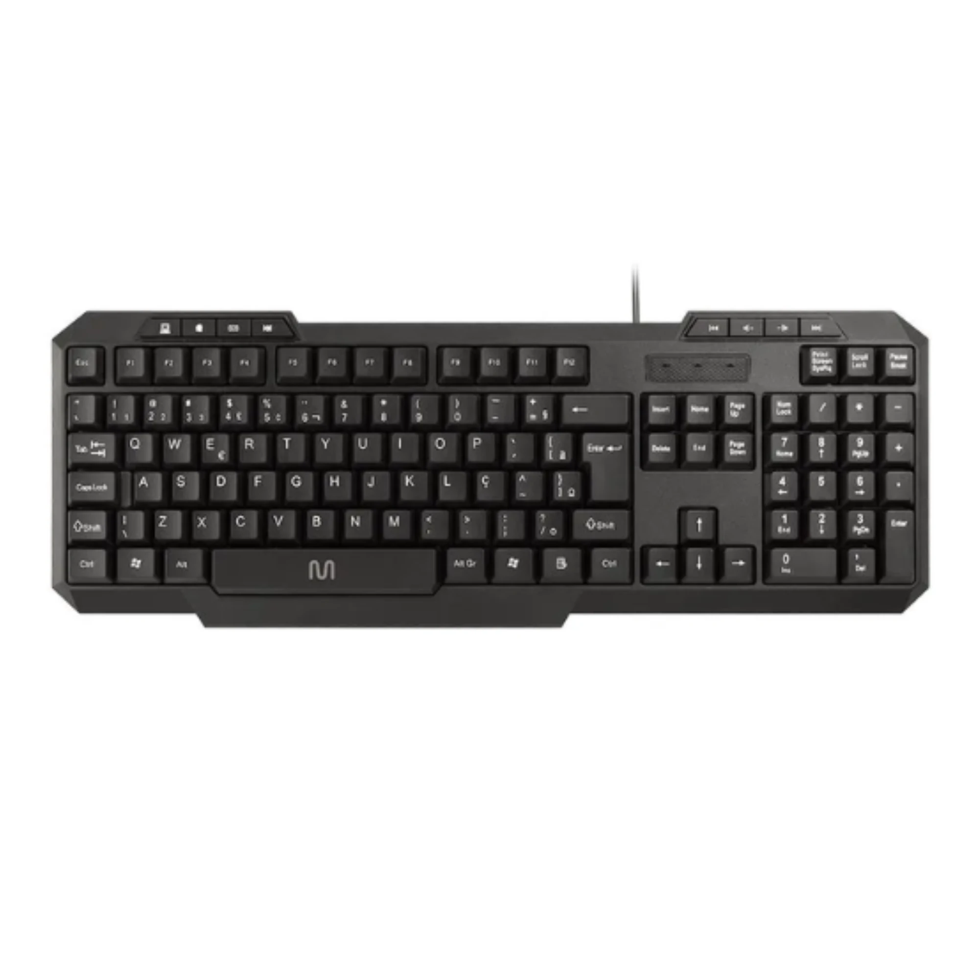 Imagem - Teclado Slim Multimidia USB cor Preto Ref. TC206 - Multilaser