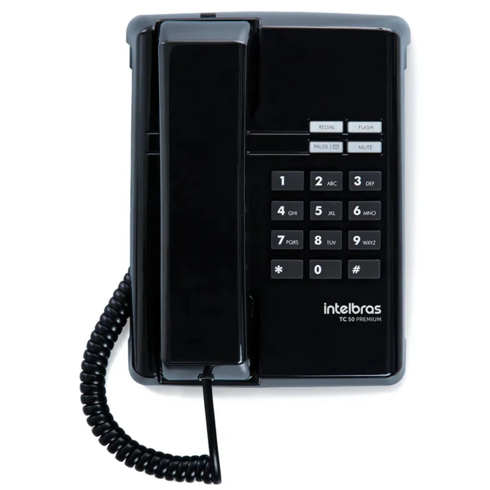 Castro Naves - TELEFONE COM FIO TC 50 PREMIUM PRETO - 106259 01