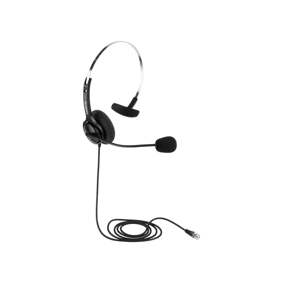Imagem - Telefone Headset Tiara CHS 40 RJ9 Microfone Flexível, Fixador de Cabo Maleável e Protetor Auricular em Espuma