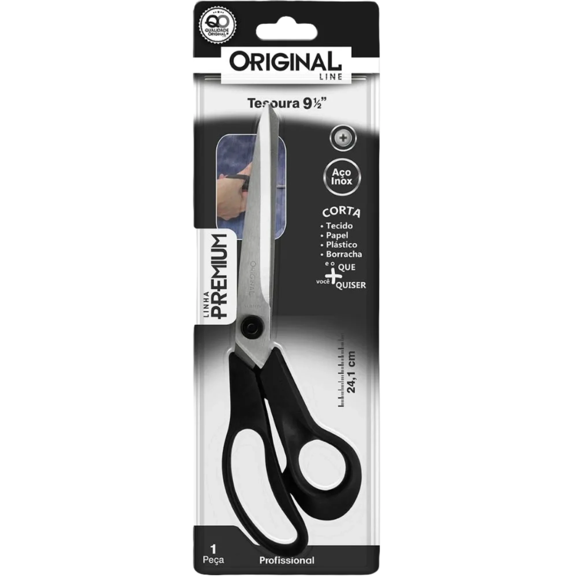 Castro Naves - TESOURA ACO INOX USO GERAL PREMIUM 24,1CM - 9718 01