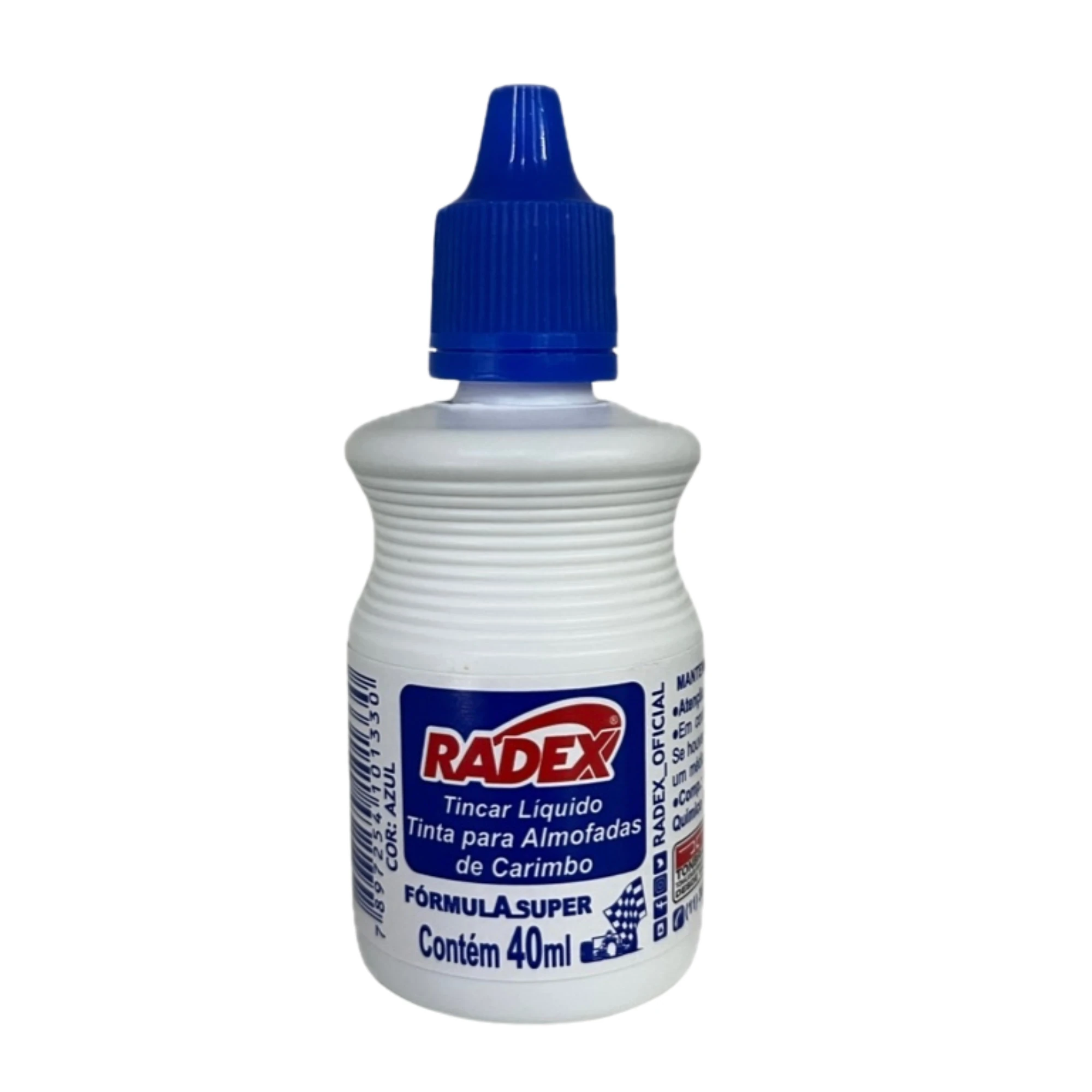 Castro Naves - TINTA PARA ALMOFADA DE CARIMBO 40ML AZUL - 31500 01