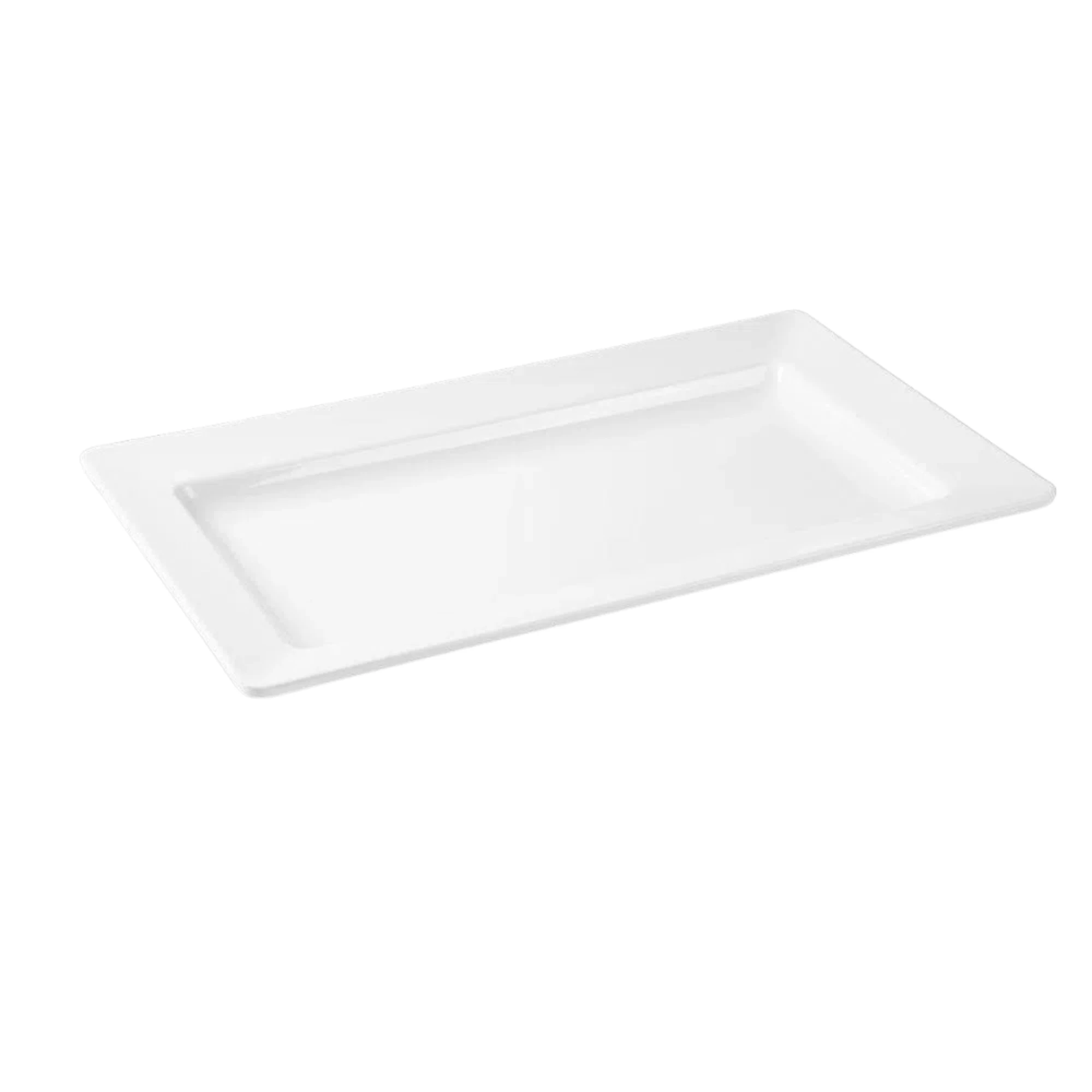 Imagem - Travessa Melamina Retangularangular Quadro Branco Haus 56,5x32,5x5,8cm Ds5800